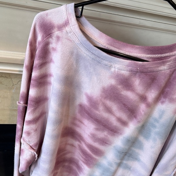 Knox Rose Purple and Gray Tie-Dye Sweatshirt size XL.  Listing #9161 - Picture 7 of 11